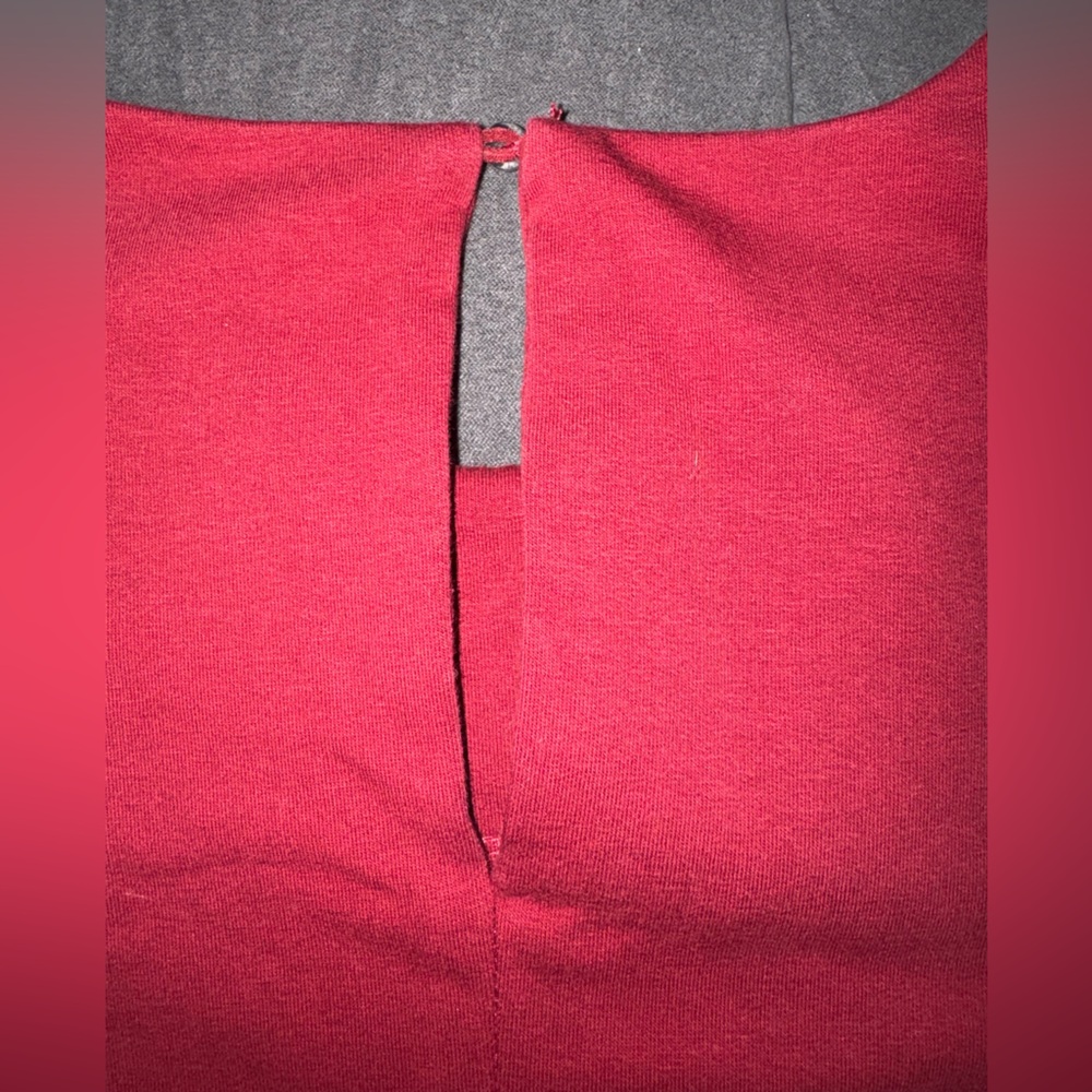 English Factory Elegant Red Mini A-Line Dress - Picture 6 of 7
